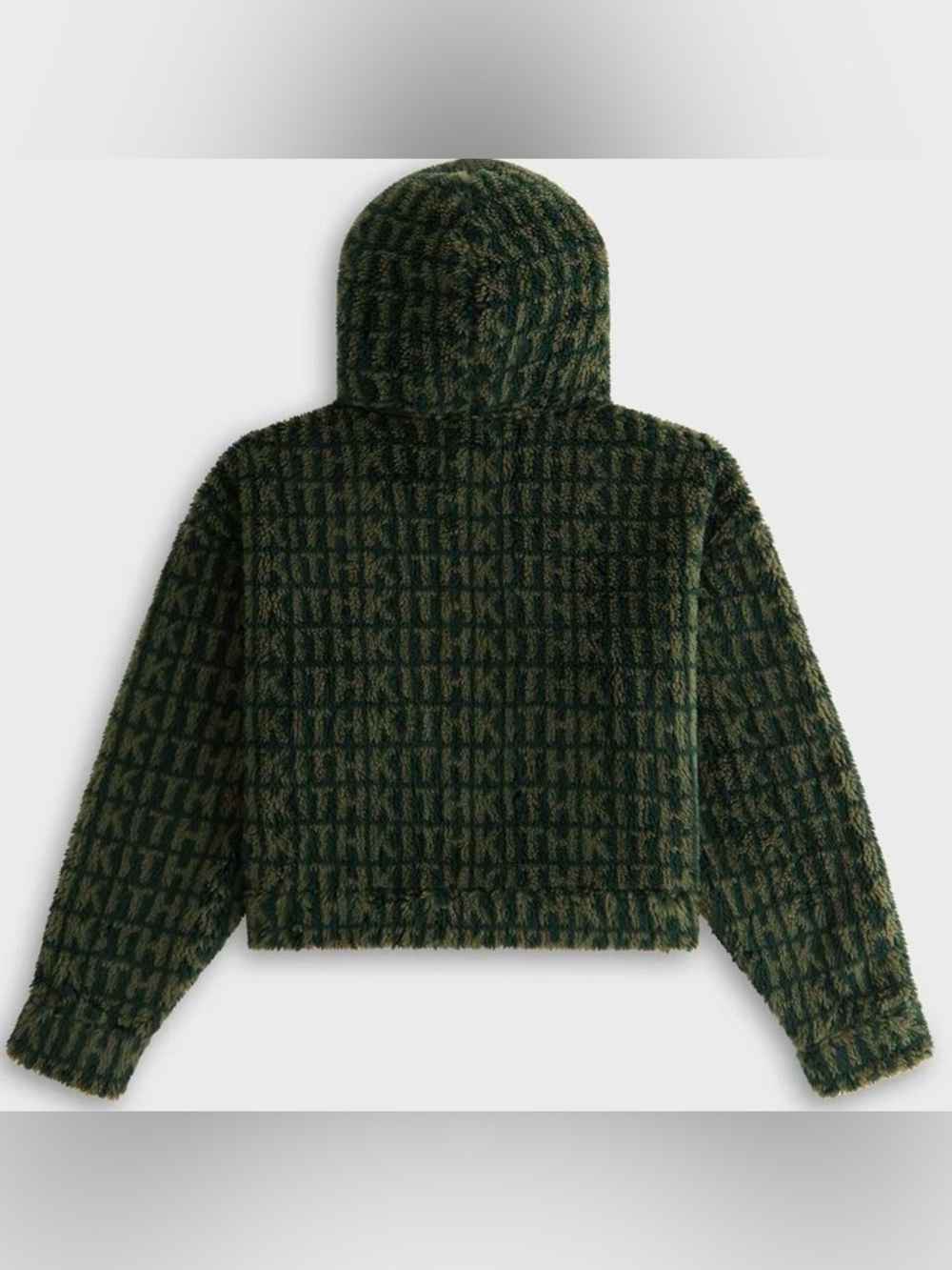 Kith Women Sylas Sherpa Monogram Zip Hoodie - Picture 3 of 5